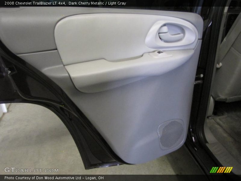 Dark Cherry Metallic / Light Gray 2008 Chevrolet TrailBlazer LT 4x4