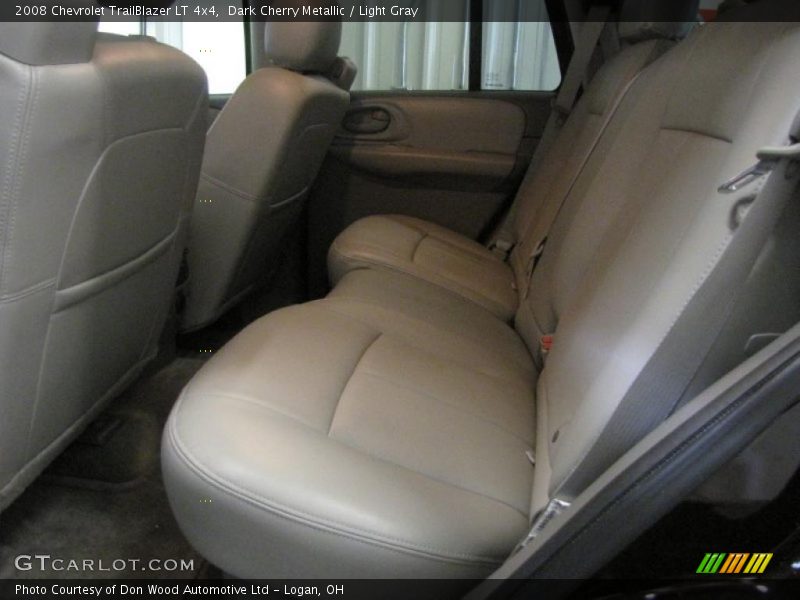 Dark Cherry Metallic / Light Gray 2008 Chevrolet TrailBlazer LT 4x4