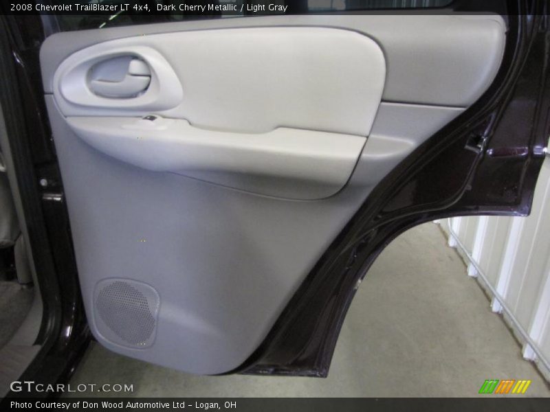 Dark Cherry Metallic / Light Gray 2008 Chevrolet TrailBlazer LT 4x4