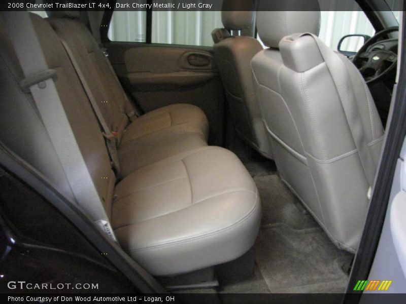 Dark Cherry Metallic / Light Gray 2008 Chevrolet TrailBlazer LT 4x4