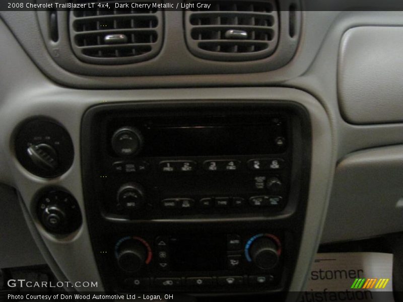 Dark Cherry Metallic / Light Gray 2008 Chevrolet TrailBlazer LT 4x4