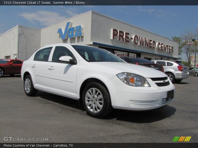 Summit White / Ebony 2010 Chevrolet Cobalt LT Sedan