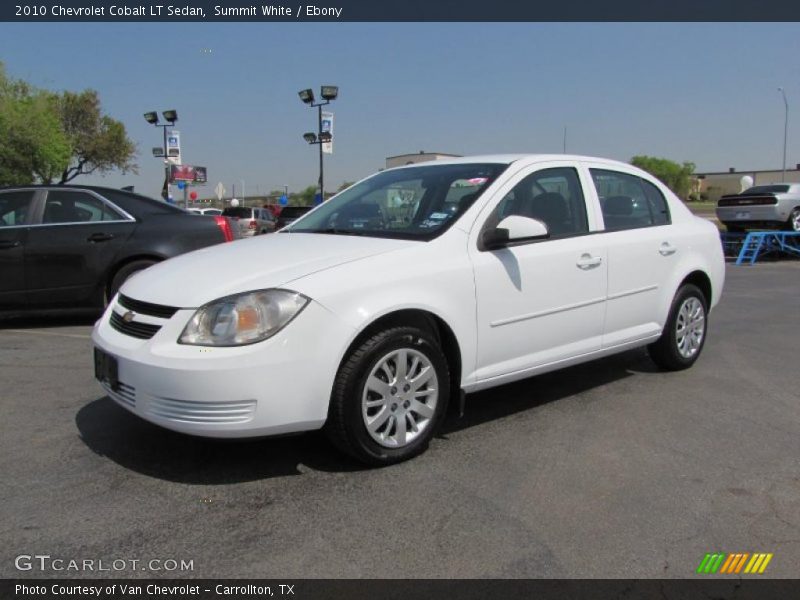 Summit White / Ebony 2010 Chevrolet Cobalt LT Sedan