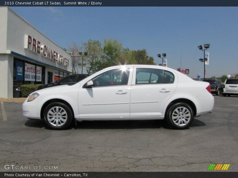 Summit White / Ebony 2010 Chevrolet Cobalt LT Sedan