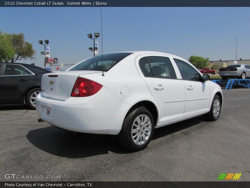 Summit White / Ebony 2010 Chevrolet Cobalt LT Sedan