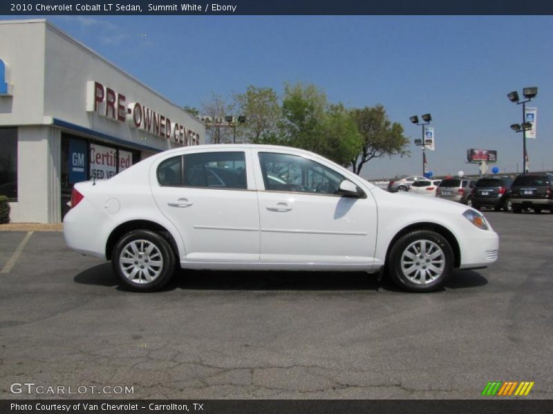 Summit White / Ebony 2010 Chevrolet Cobalt LT Sedan