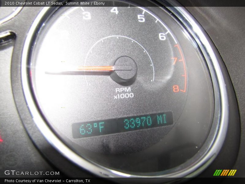Summit White / Ebony 2010 Chevrolet Cobalt LT Sedan
