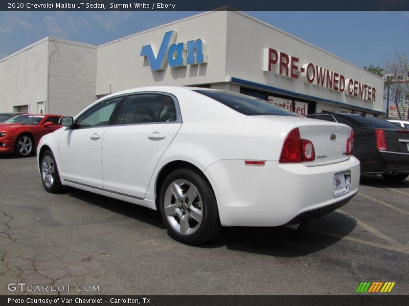 Summit White / Ebony 2010 Chevrolet Malibu LT Sedan