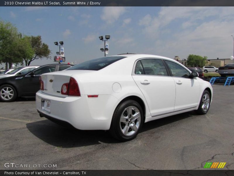 Summit White / Ebony 2010 Chevrolet Malibu LT Sedan