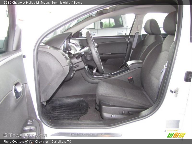 Summit White / Ebony 2010 Chevrolet Malibu LT Sedan