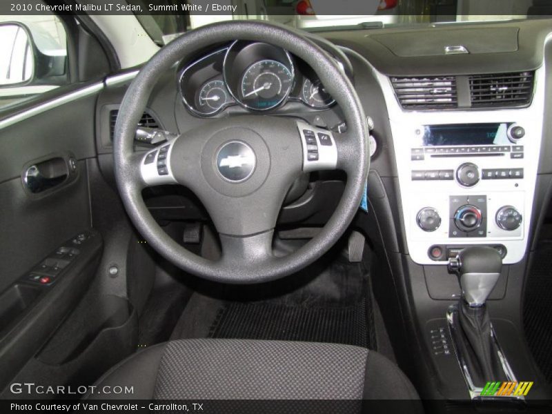 Summit White / Ebony 2010 Chevrolet Malibu LT Sedan