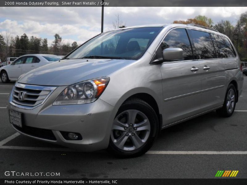 Silver Pearl Metallic / Gray 2008 Honda Odyssey Touring