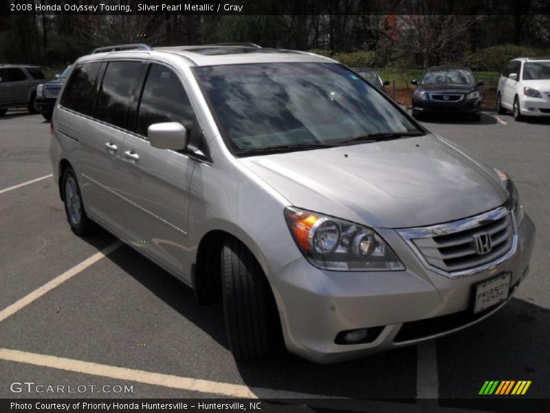 Silver Pearl Metallic / Gray 2008 Honda Odyssey Touring