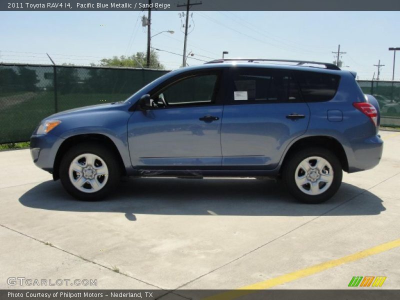 Pacific Blue Metallic / Sand Beige 2011 Toyota RAV4 I4