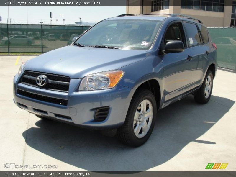 Pacific Blue Metallic / Sand Beige 2011 Toyota RAV4 I4