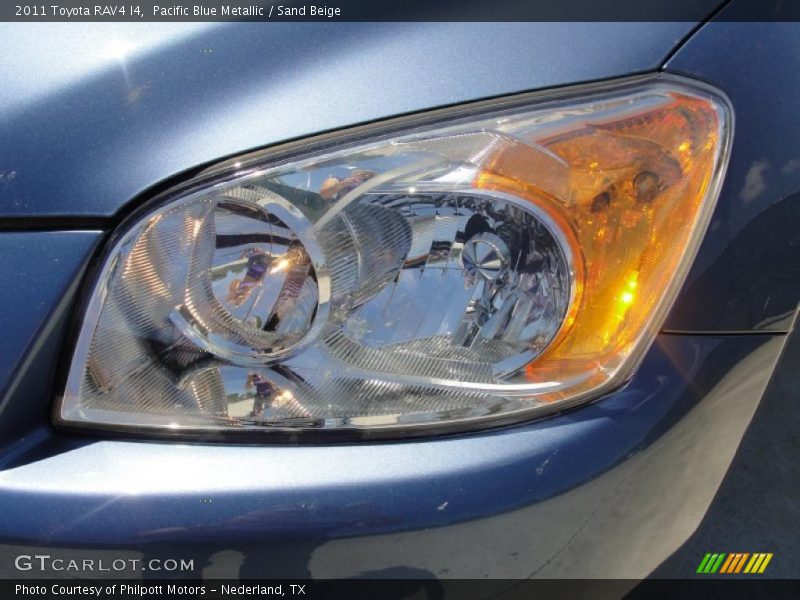 Pacific Blue Metallic / Sand Beige 2011 Toyota RAV4 I4