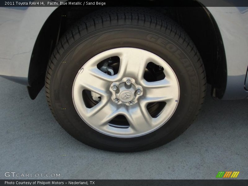 Pacific Blue Metallic / Sand Beige 2011 Toyota RAV4 I4