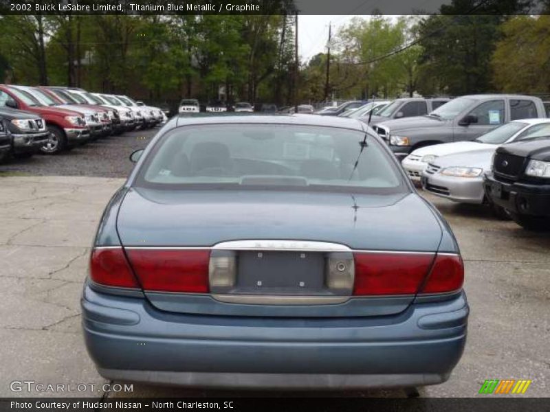 Titanium Blue Metallic / Graphite 2002 Buick LeSabre Limited