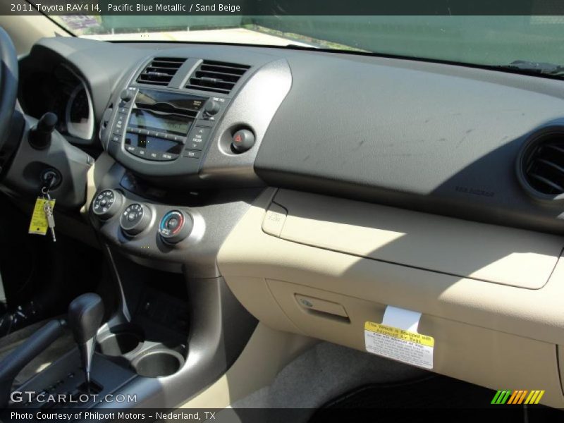 Pacific Blue Metallic / Sand Beige 2011 Toyota RAV4 I4