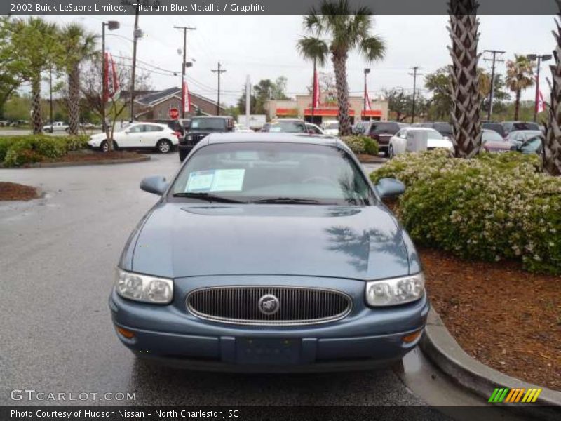 Titanium Blue Metallic / Graphite 2002 Buick LeSabre Limited