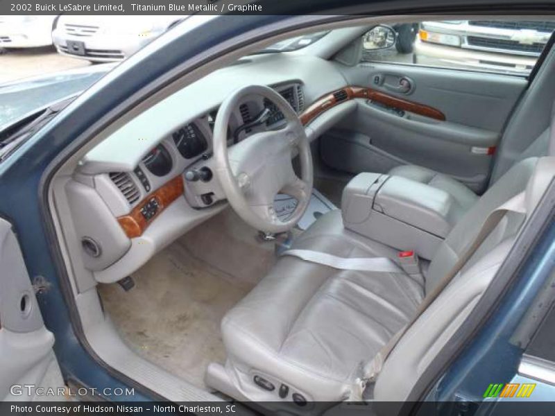 Titanium Blue Metallic / Graphite 2002 Buick LeSabre Limited