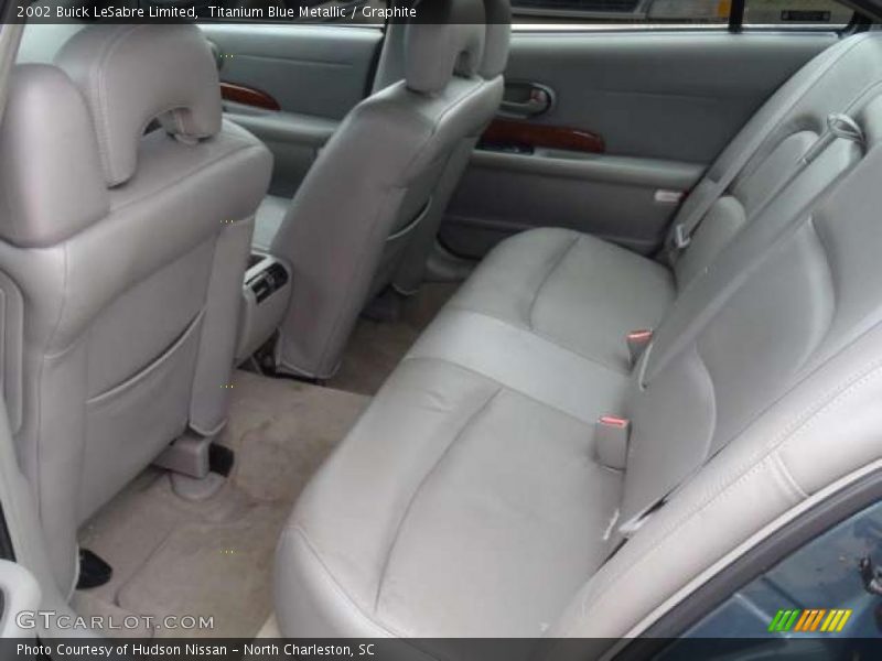 Titanium Blue Metallic / Graphite 2002 Buick LeSabre Limited
