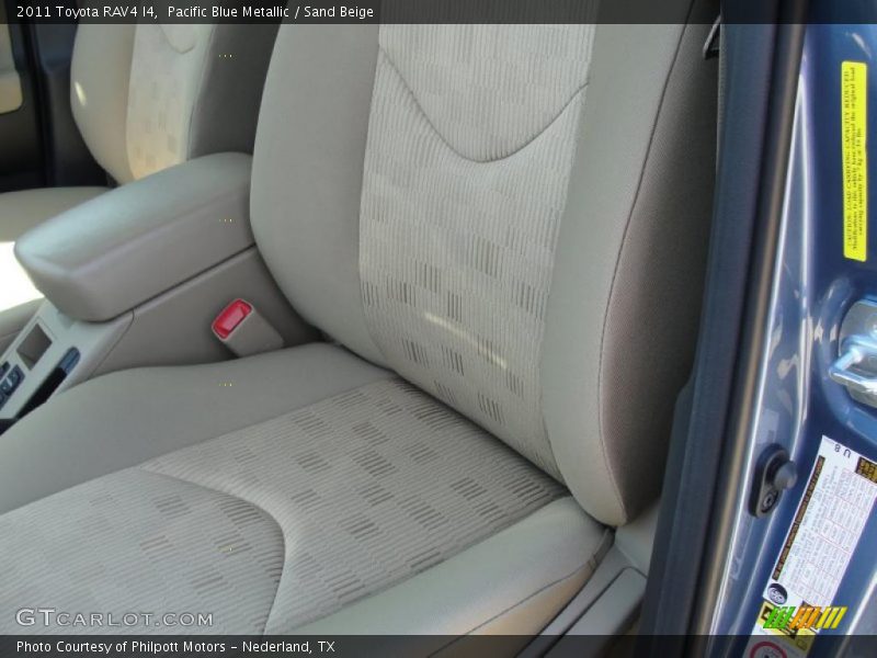 Pacific Blue Metallic / Sand Beige 2011 Toyota RAV4 I4