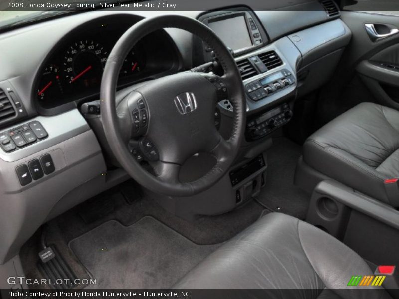 Silver Pearl Metallic / Gray 2008 Honda Odyssey Touring