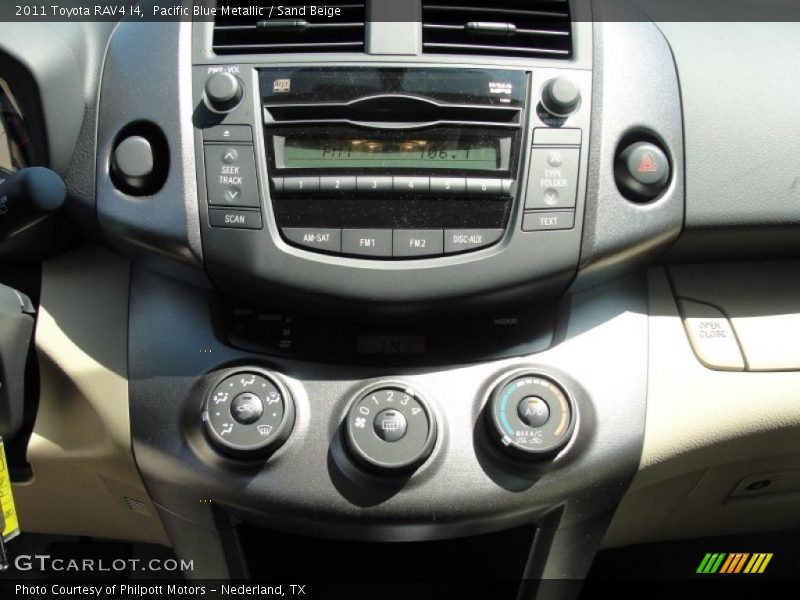 Pacific Blue Metallic / Sand Beige 2011 Toyota RAV4 I4