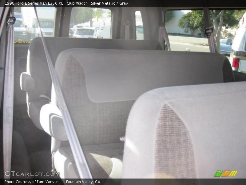  1998 E Series Van E350 XLT Club Wagon Grey Interior