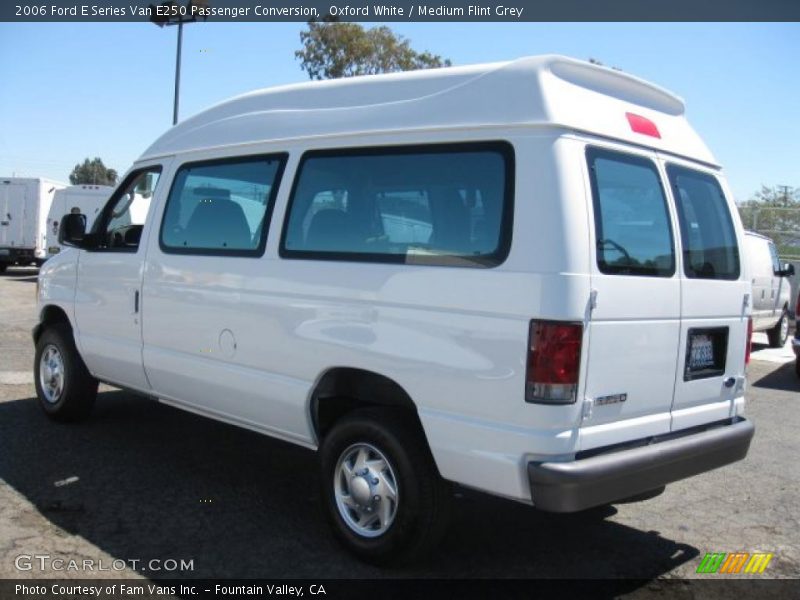 Oxford White / Medium Flint Grey 2006 Ford E Series Van E250 Passenger Conversion