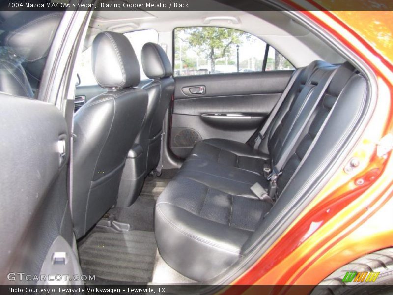 Blazing Copper Metallic / Black 2004 Mazda MAZDA6 s Sedan