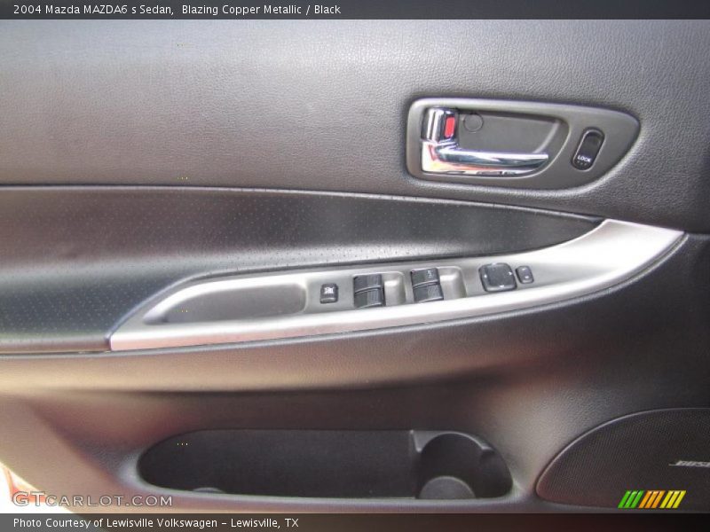 Blazing Copper Metallic / Black 2004 Mazda MAZDA6 s Sedan