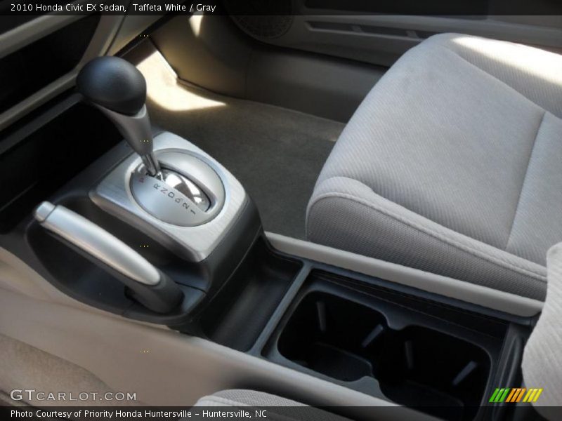 Taffeta White / Gray 2010 Honda Civic EX Sedan
