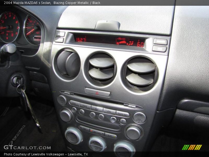 Blazing Copper Metallic / Black 2004 Mazda MAZDA6 s Sedan