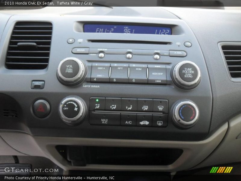 Controls of 2010 Civic EX Sedan