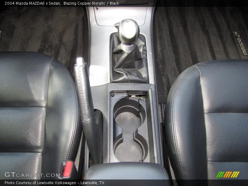 Blazing Copper Metallic / Black 2004 Mazda MAZDA6 s Sedan