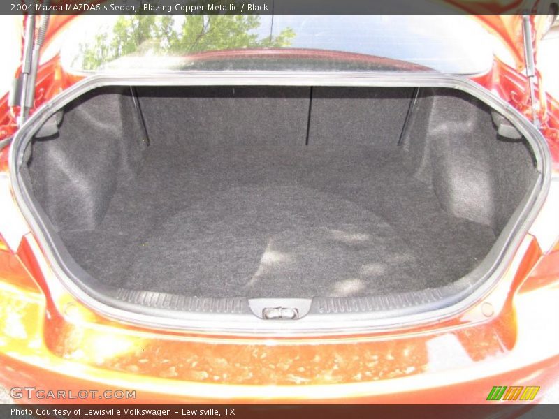 Blazing Copper Metallic / Black 2004 Mazda MAZDA6 s Sedan