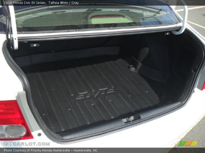 Taffeta White / Gray 2010 Honda Civic EX Sedan