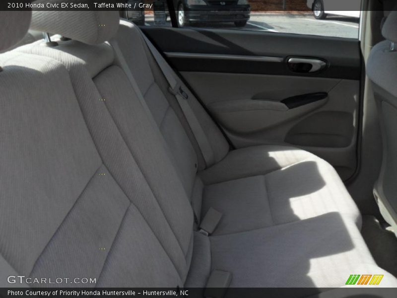 Taffeta White / Gray 2010 Honda Civic EX Sedan