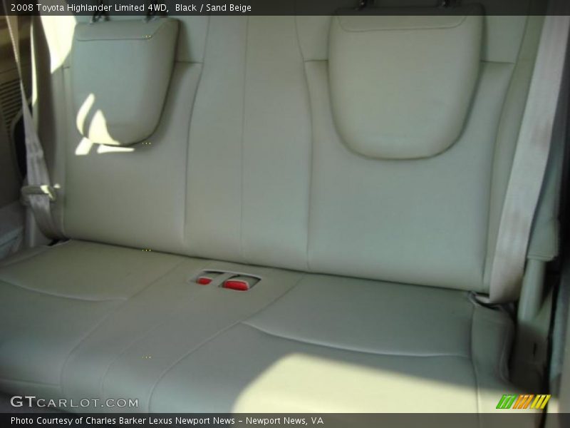 Black / Sand Beige 2008 Toyota Highlander Limited 4WD