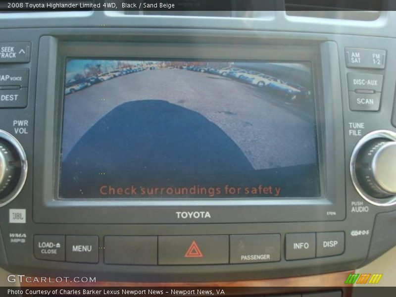 Black / Sand Beige 2008 Toyota Highlander Limited 4WD