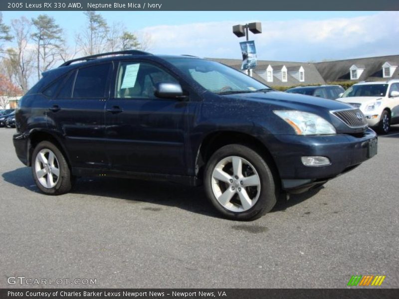 Neptune Blue Mica / Ivory 2005 Lexus RX 330 AWD