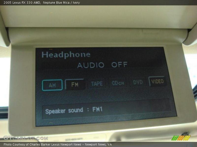 Neptune Blue Mica / Ivory 2005 Lexus RX 330 AWD