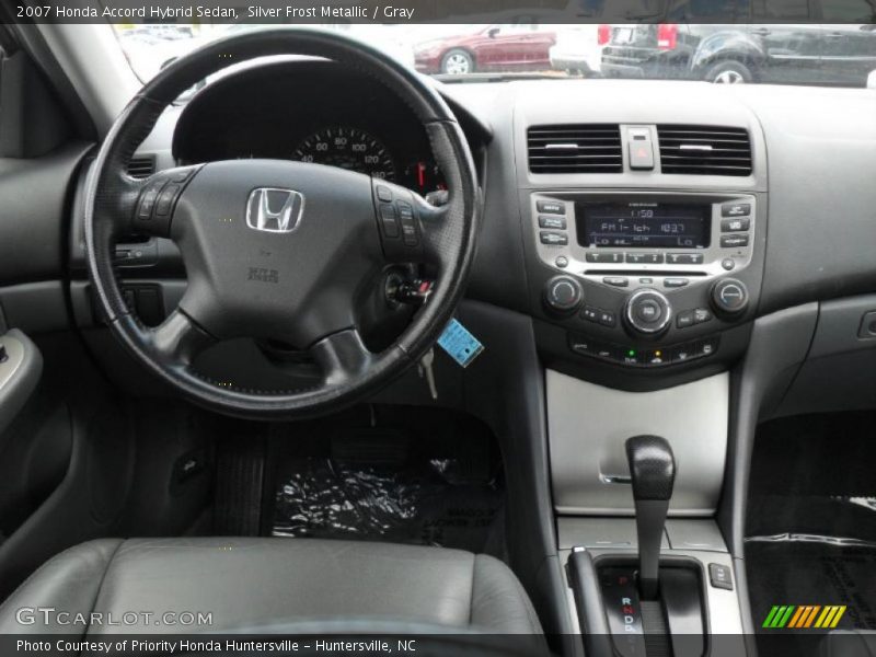 Dashboard of 2007 Accord Hybrid Sedan