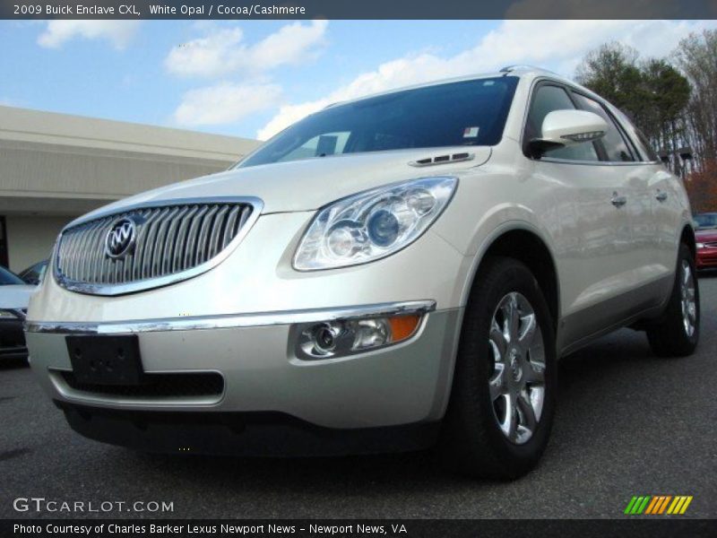 White Opal / Cocoa/Cashmere 2009 Buick Enclave CXL