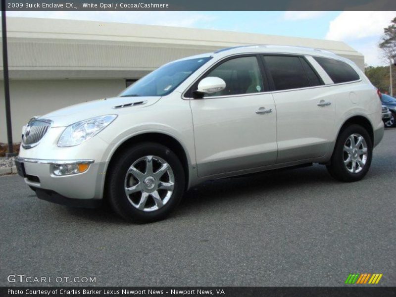 White Opal / Cocoa/Cashmere 2009 Buick Enclave CXL