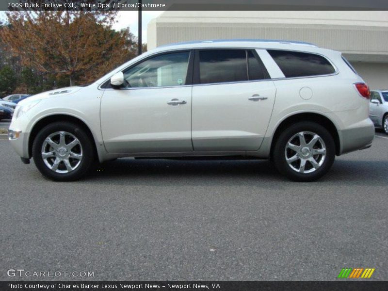 White Opal / Cocoa/Cashmere 2009 Buick Enclave CXL