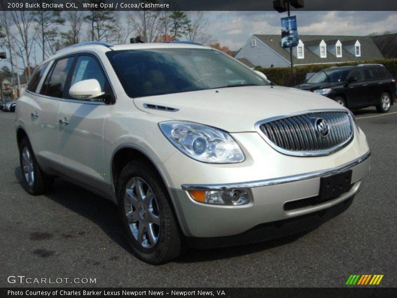 White Opal / Cocoa/Cashmere 2009 Buick Enclave CXL