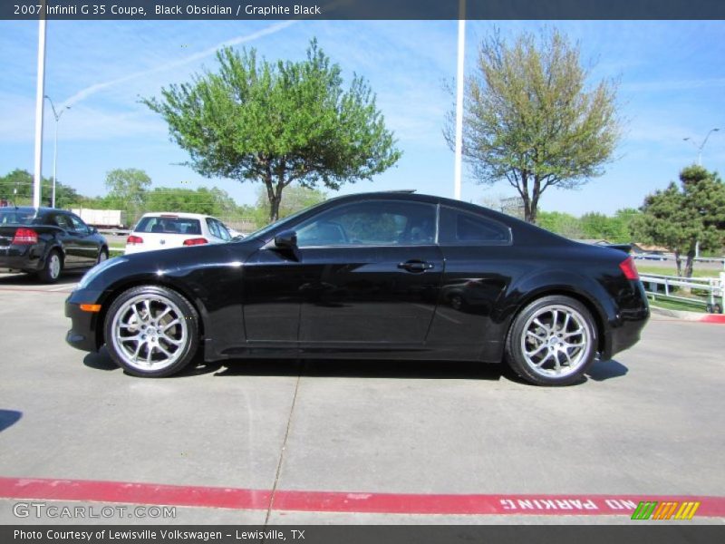 Black Obsidian / Graphite Black 2007 Infiniti G 35 Coupe
